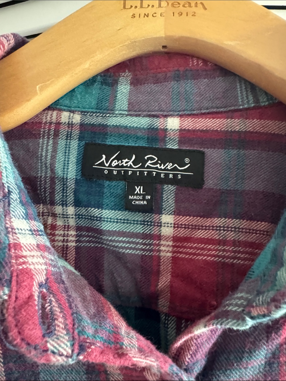 Bundle of 2 North River Outfitters Button Down Flannel Shirts - Picture 3 of 7